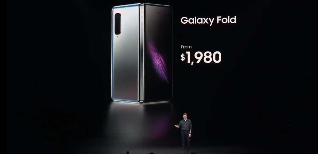 The Samsung Galaxy Fold.