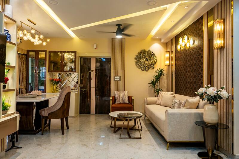 un salon &eacute;clair&eacute;