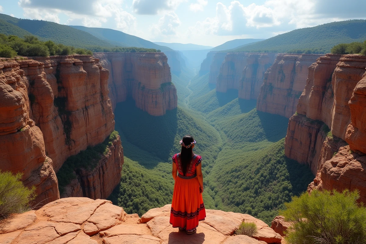Canyon del Cobre dans la Sierra Madre Occidentale au Mexique illustrant ce pays du classement des plus grands