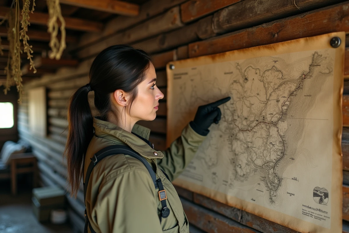 Joueuse planifiant sa stratégie sur une carte tactique dans un camp de base pour maximiser la durée de vie d'Expedition 33