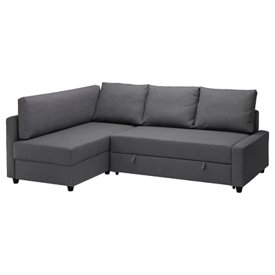 Canapé d’angle convertible IKEA FRIHETEN KLAGSHAMN gris foncé