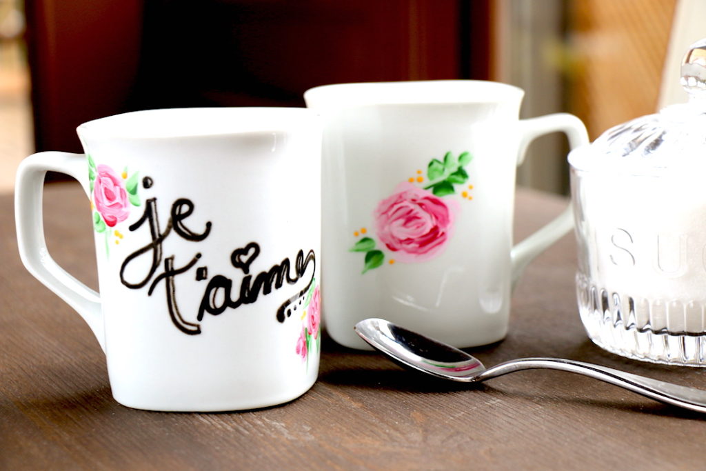 peinture sur un mug